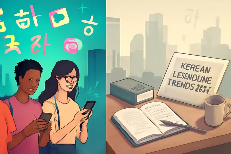 เทรนด์ภาษาเกาหลี 2025: รุ่งหรือร่วง? อัปเดตล่าสุด!